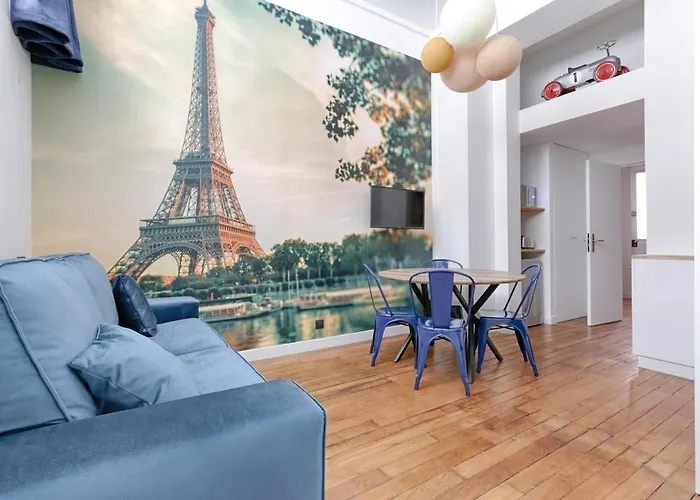 Mykeypers - Modern & Cozy Duplex 6P - Arc De Triomphe